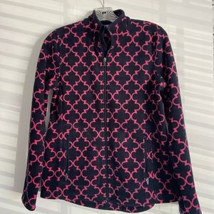 Talbots Fleece Zip Up Jacket with zip pockets